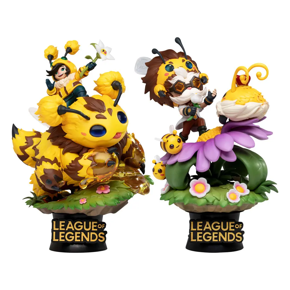 League of Legends D-Stage PVC Diorama Set Nunu &amp; Beelump &amp; Heimerstinger 16 cm product photo