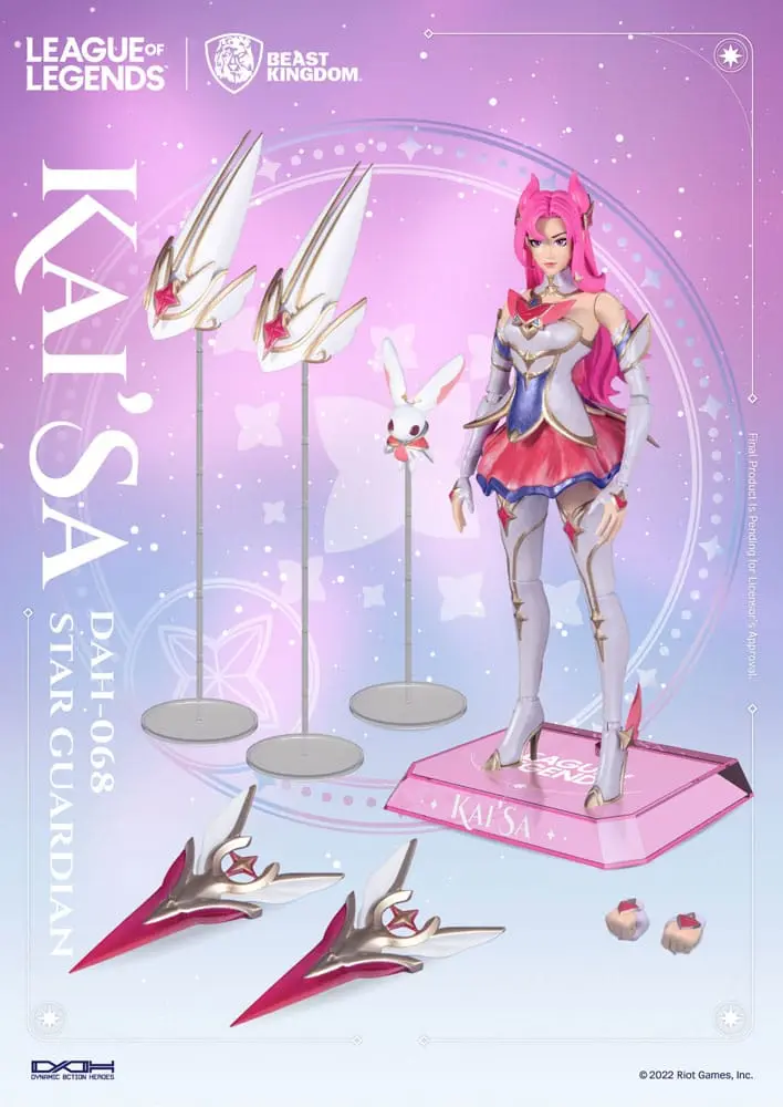 League of Legends Dynamic 8ction Heroes Action Figure 1/9 Star Guardian Kai'Sa 19 cm termékfotó