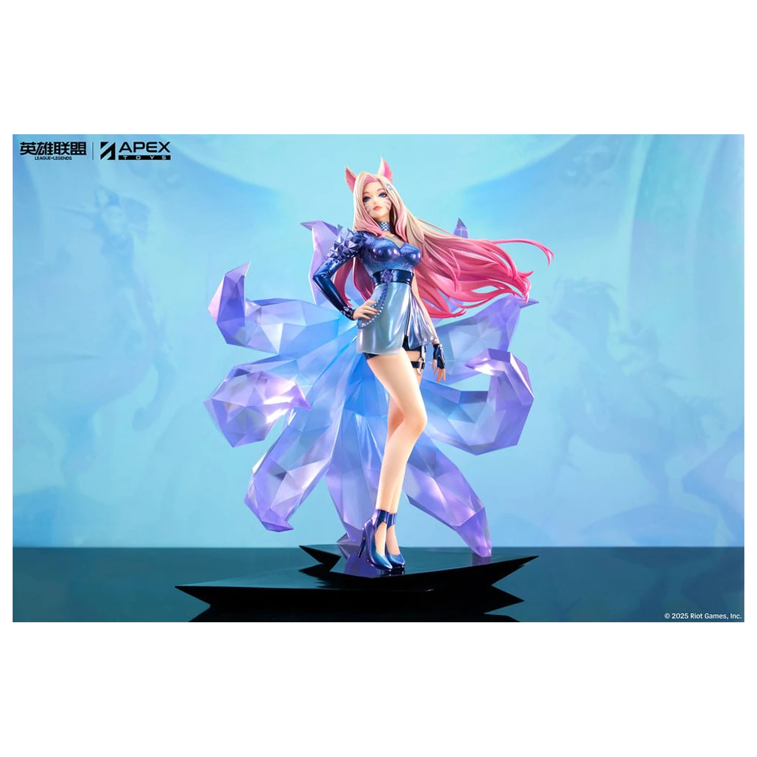 League of Legends PVC Statue 1/7 K/DA ALL OUT Ahri 27 cm product photo