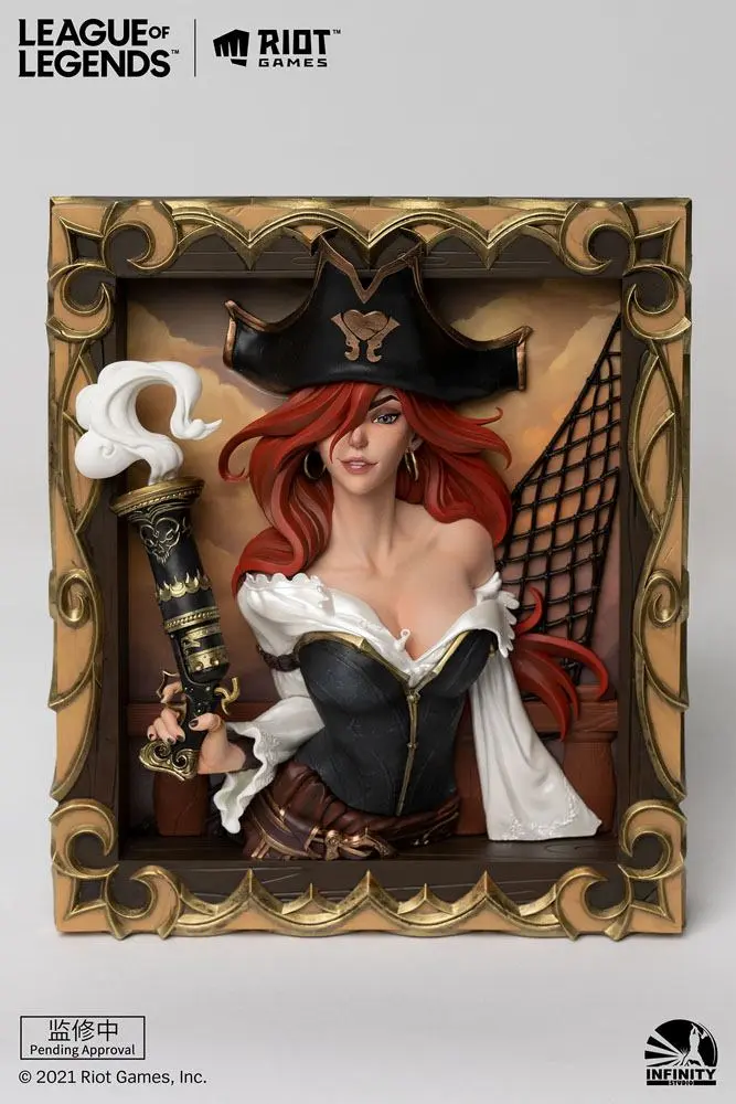 League of Legends PVC 3D Photo Frame The Bounty Hunter-Miss Fortune termékfotó