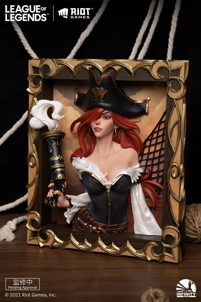 League of Legends PVC 3D Photo Frame The Bounty Hunter-Miss Fortune termékfotó