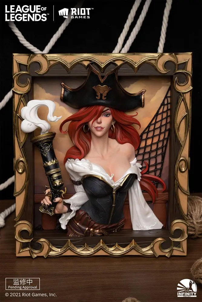 League of Legends PVC 3D Photo Frame The Bounty Hunter-Miss Fortune termékfotó