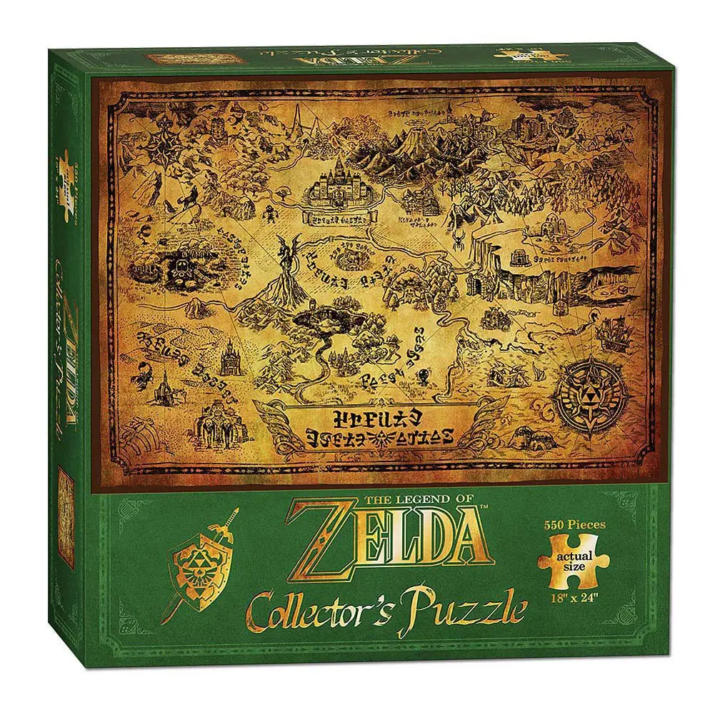 Legend of Zelda Puzzle Hyrule Map product photo