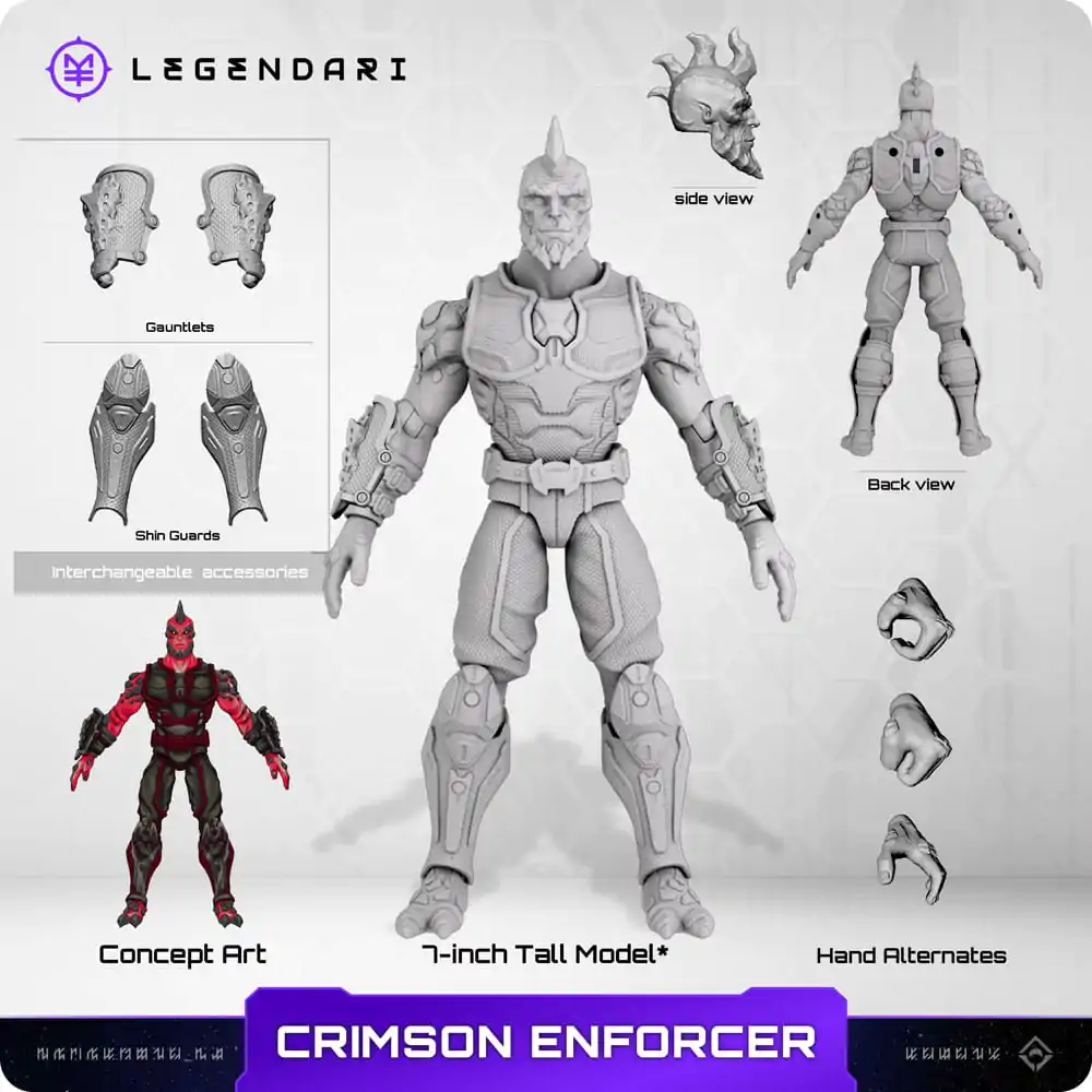 Legendari Action Figure 1/10 Crimson Enforcer 18 cm termékfotó