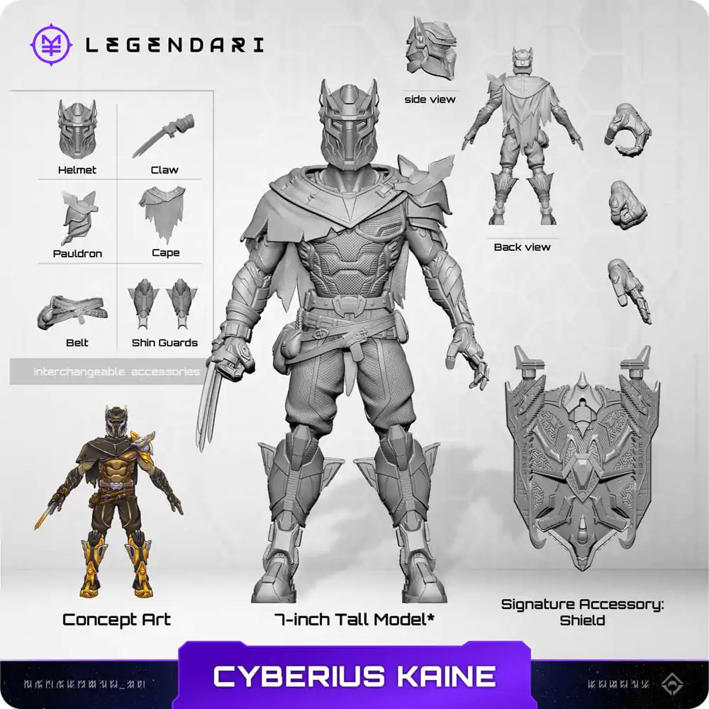 Legendari Action Figure 1/10 Cyberius Kaine 18 cm termékfotó