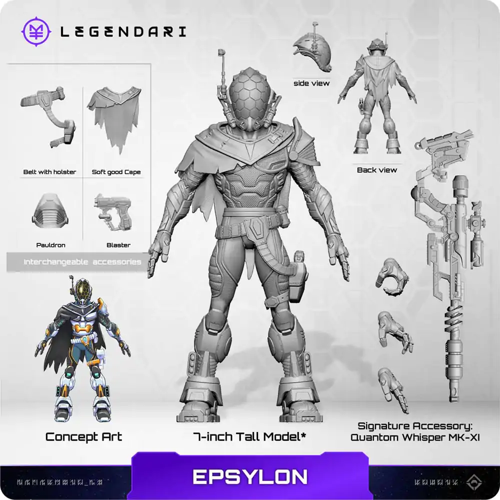 Legendari Action Figure 1/10 Epsylon 18 cm termékfotó