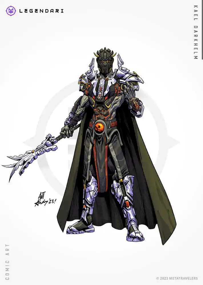 Legendari Action Figure 1/10 Kael Darkhelm 18 cm termékfotó