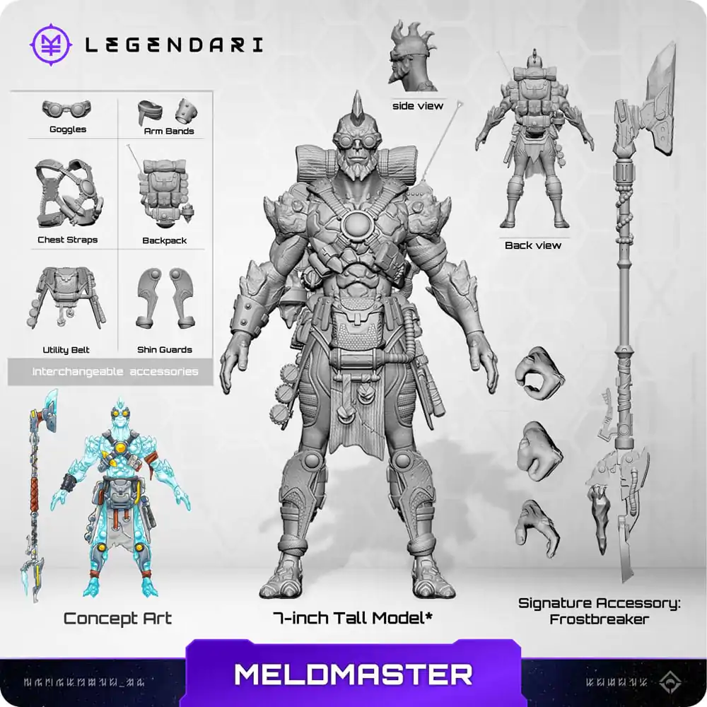 Legendari Action Figure 1/10 Meld Master 18 cm product photo