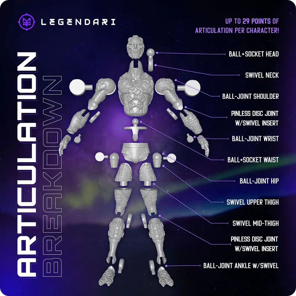 Legendari Action Figure 1/10 Obsidious 18 cm product photo