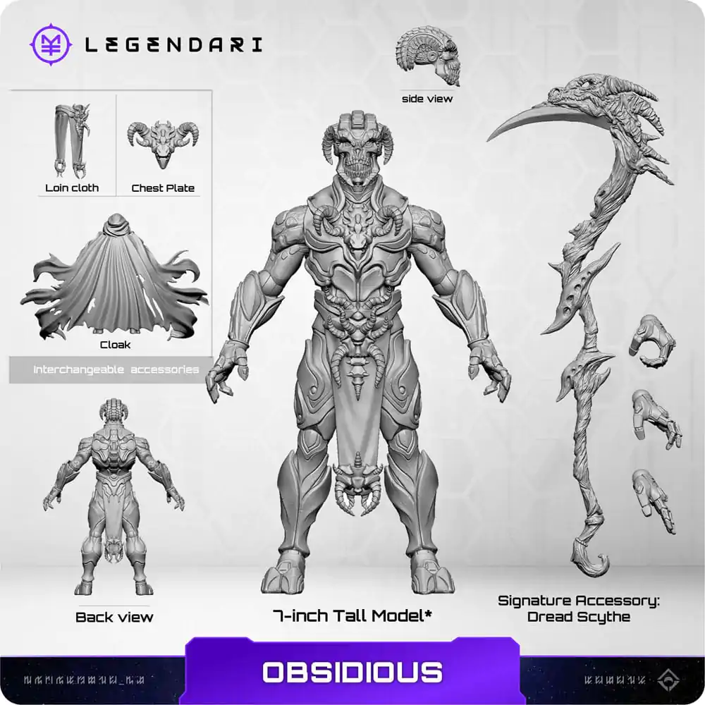 Legendari Action Figure 1/10 Obsidious 18 cm product photo