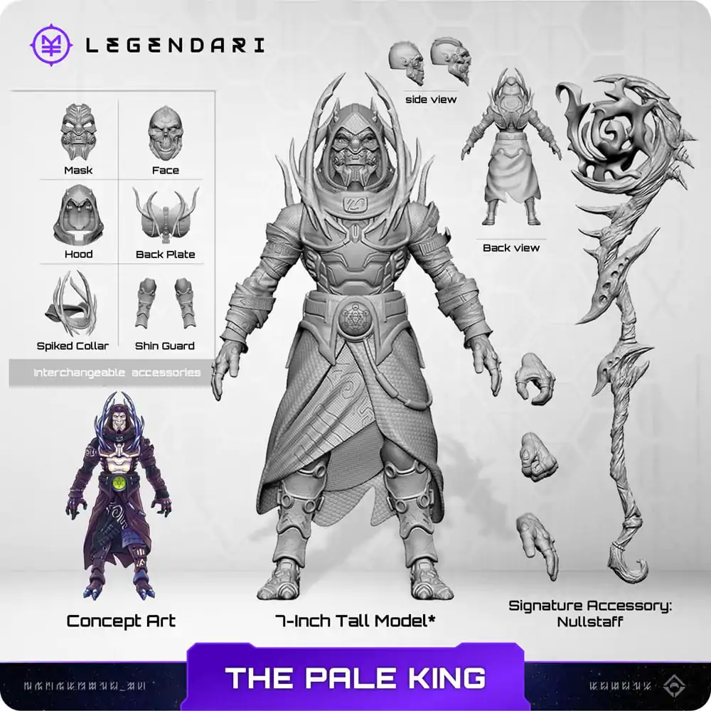 Legendari Action Figure 1/10 Pale King 18 cm product photo