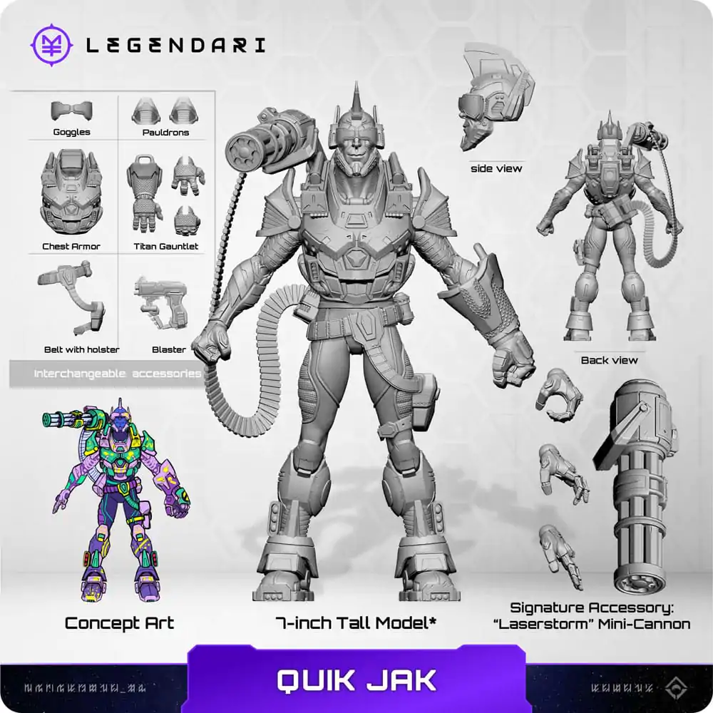 Legendari Action Figure 1/10 Quik Jak 18 cm product photo