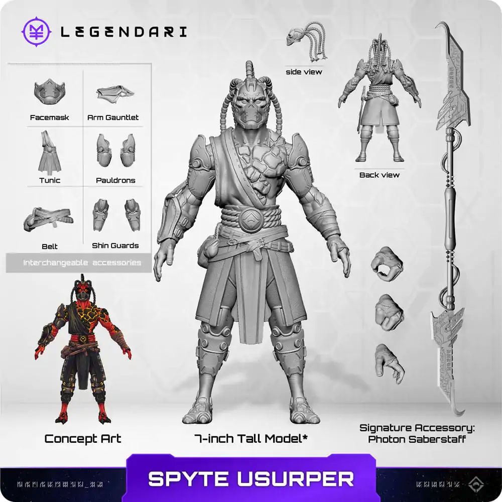 Legendari Action Figure 1/10 Spyte Usurper 18 cm product photo