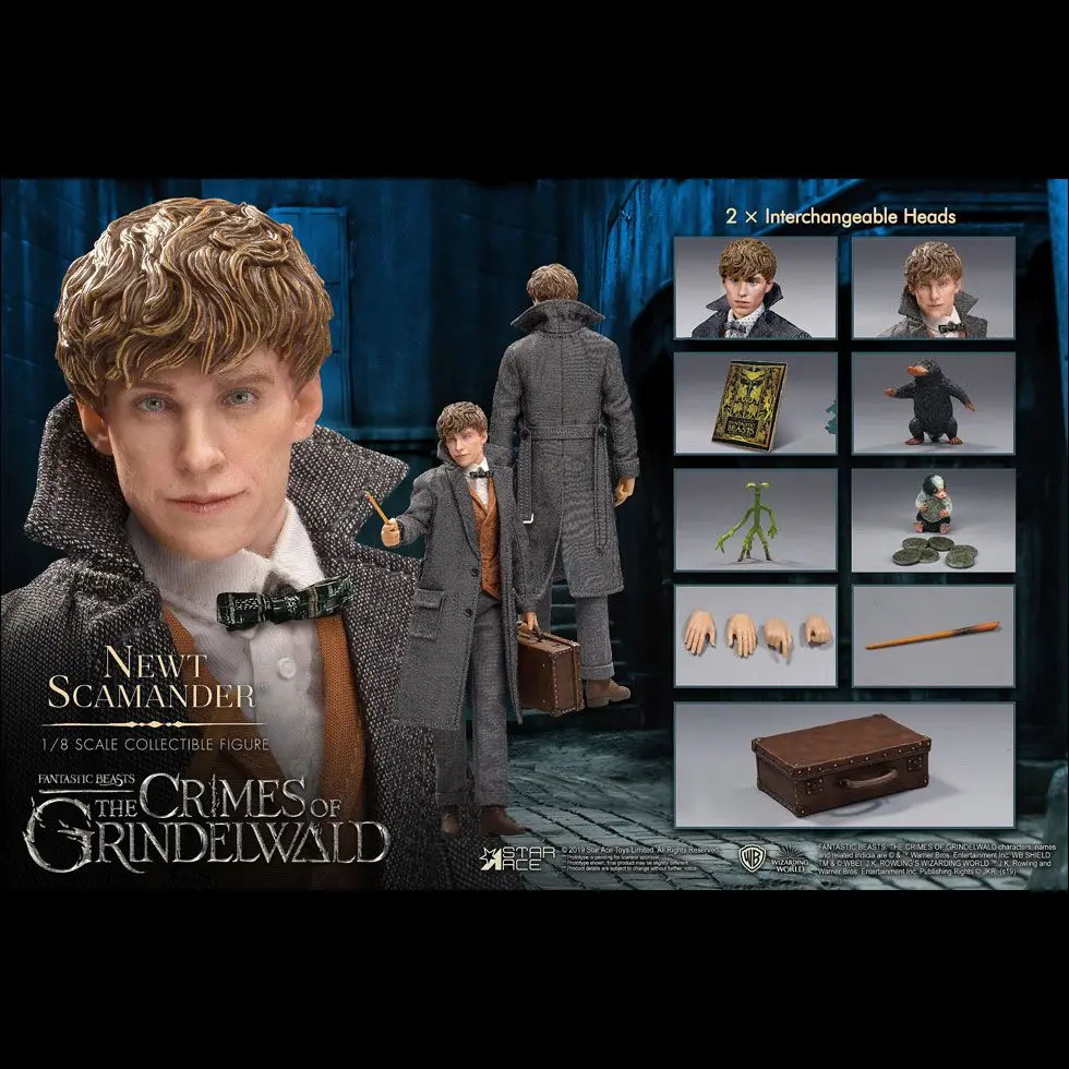 Fantastic Beasts 2 Real Master Series Action Figure 1/8 Newt Scamander 23 cm product photo