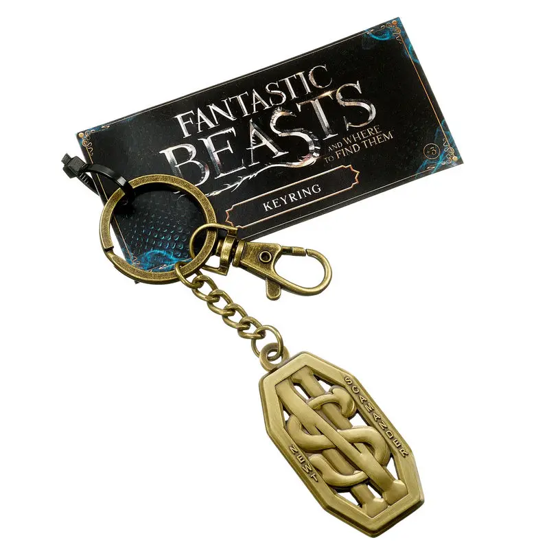 Fantastic Beasts Newt Scamander Logo keyring product photo