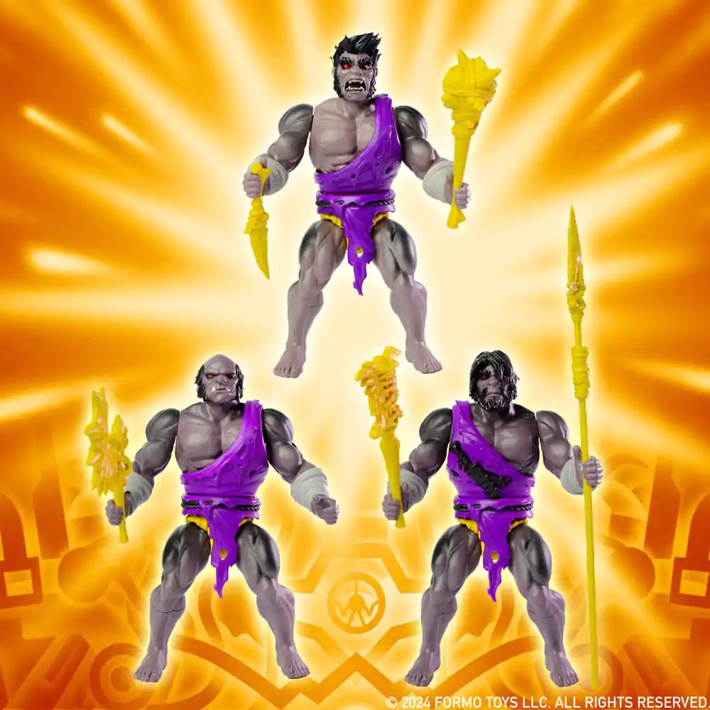 Legends of Dragonore Wave 2: Dragon Hunt Action Figure 3-Pack Brukteror Cave Men 14 cm product photo