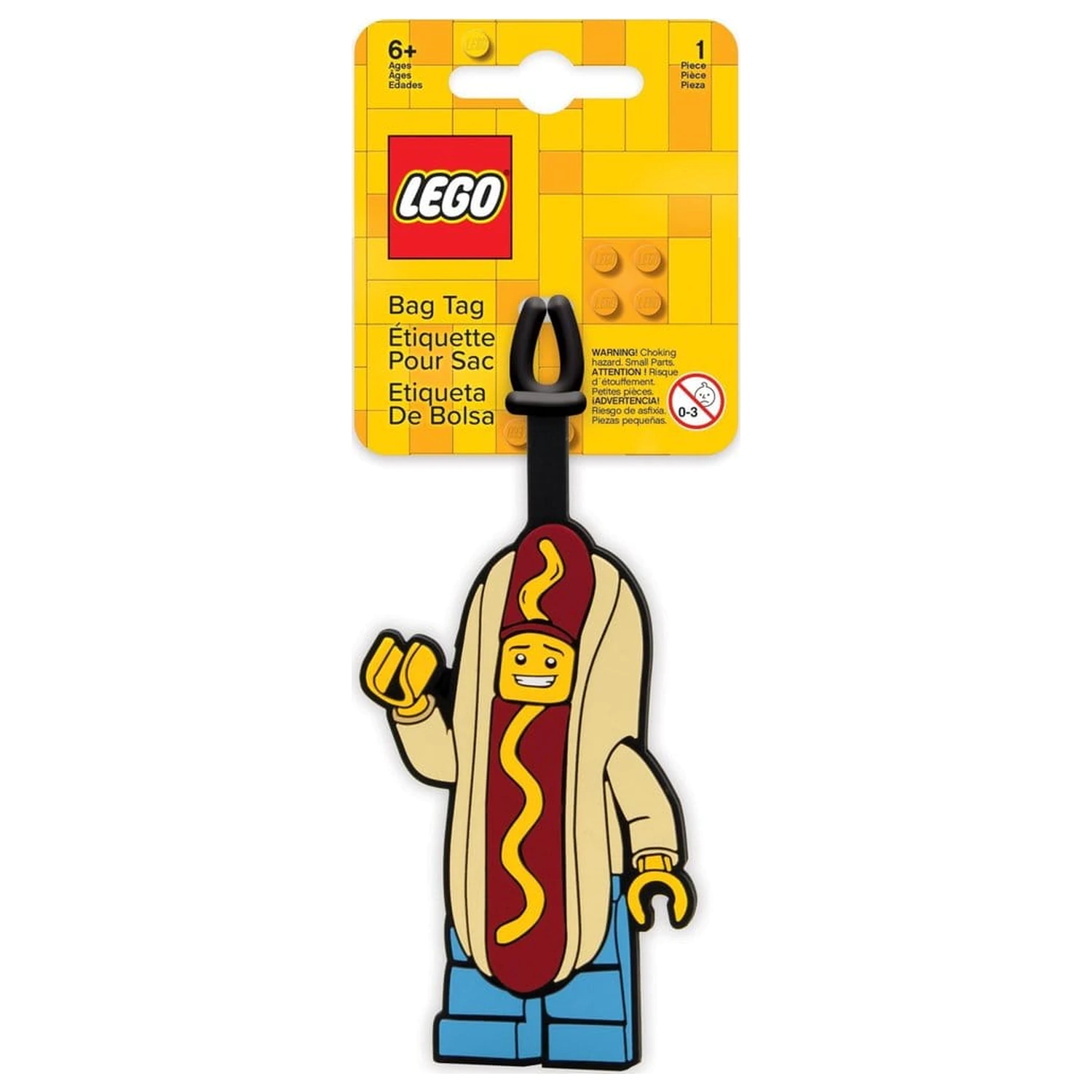 Lego Bag Charm Hot Dog Guy product photo