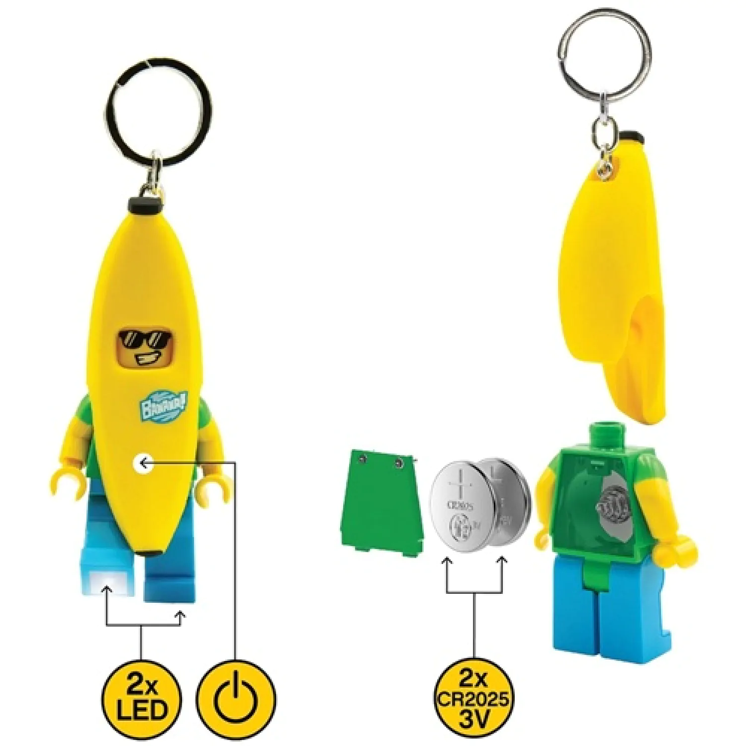LEGO Classic Light-Up Keychain Banana 8 cm product photo