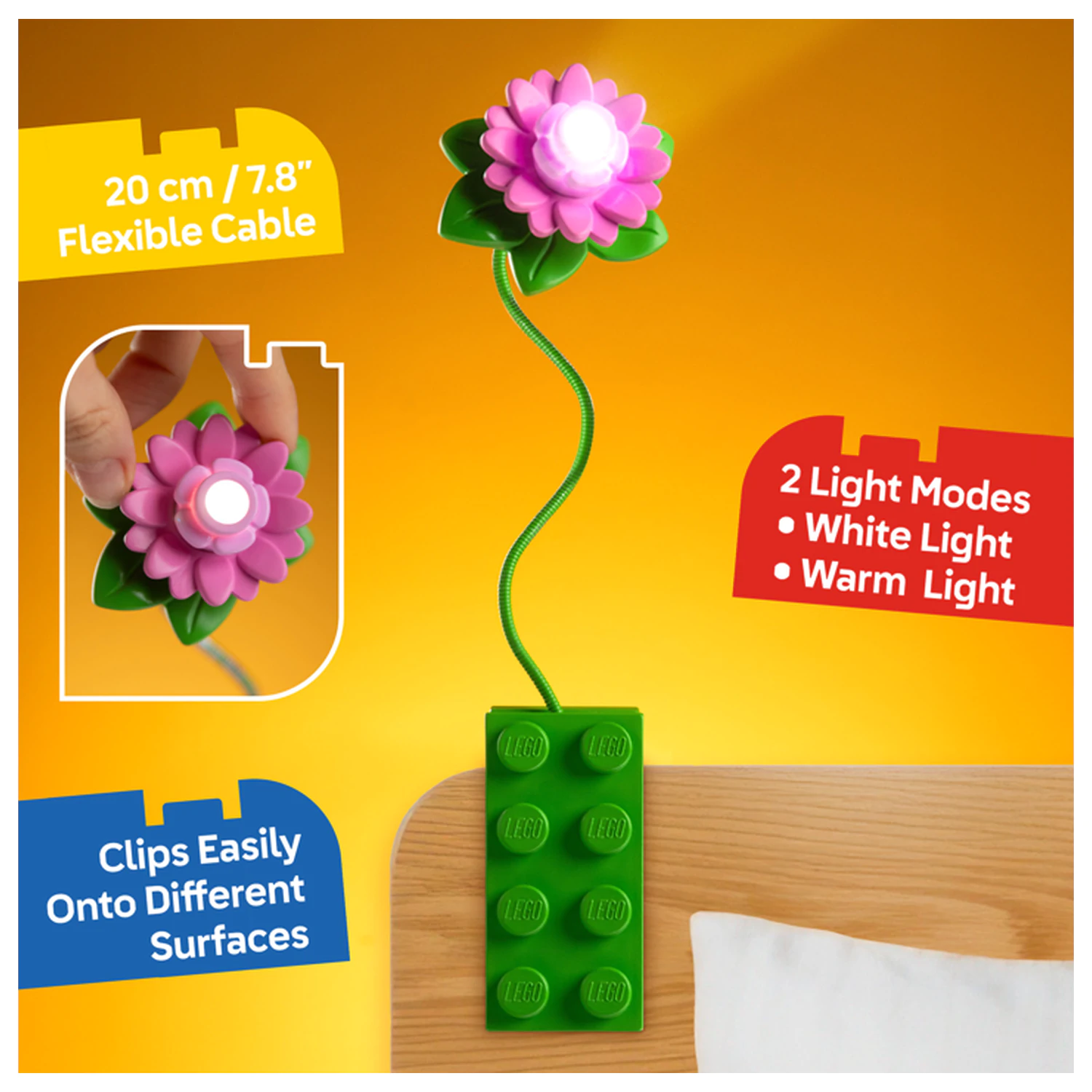 LEGO Flower Book Light 20cm product photo