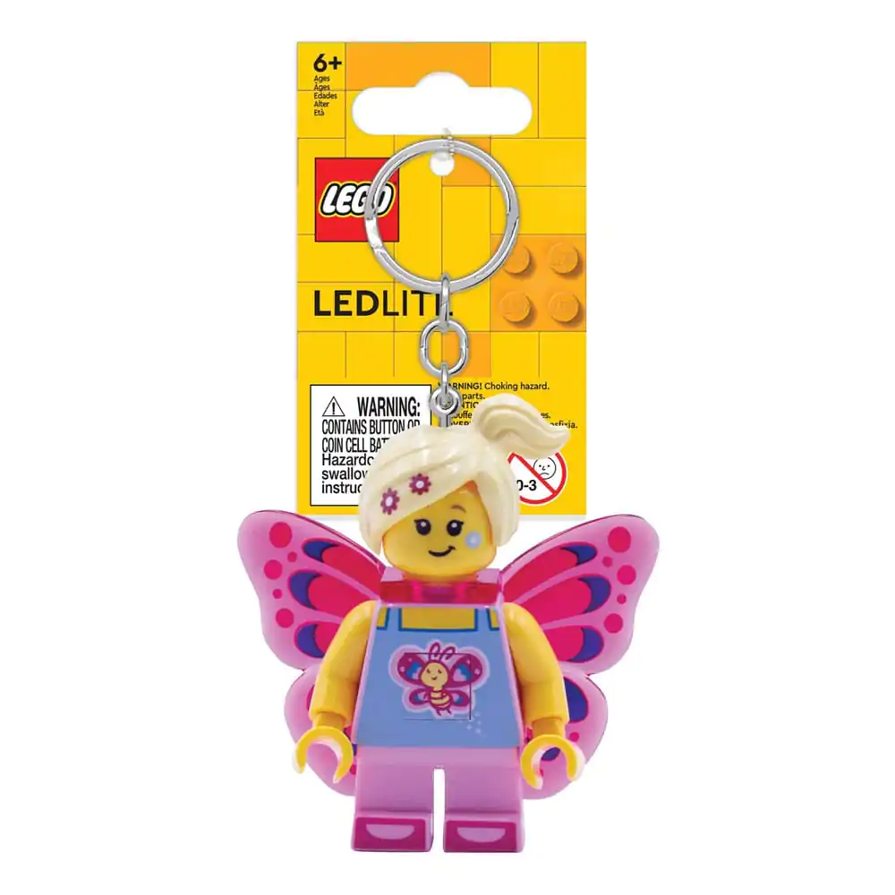 LEGO Iconic Light-Up Keychain Butterfly Girl 8 cm product photo