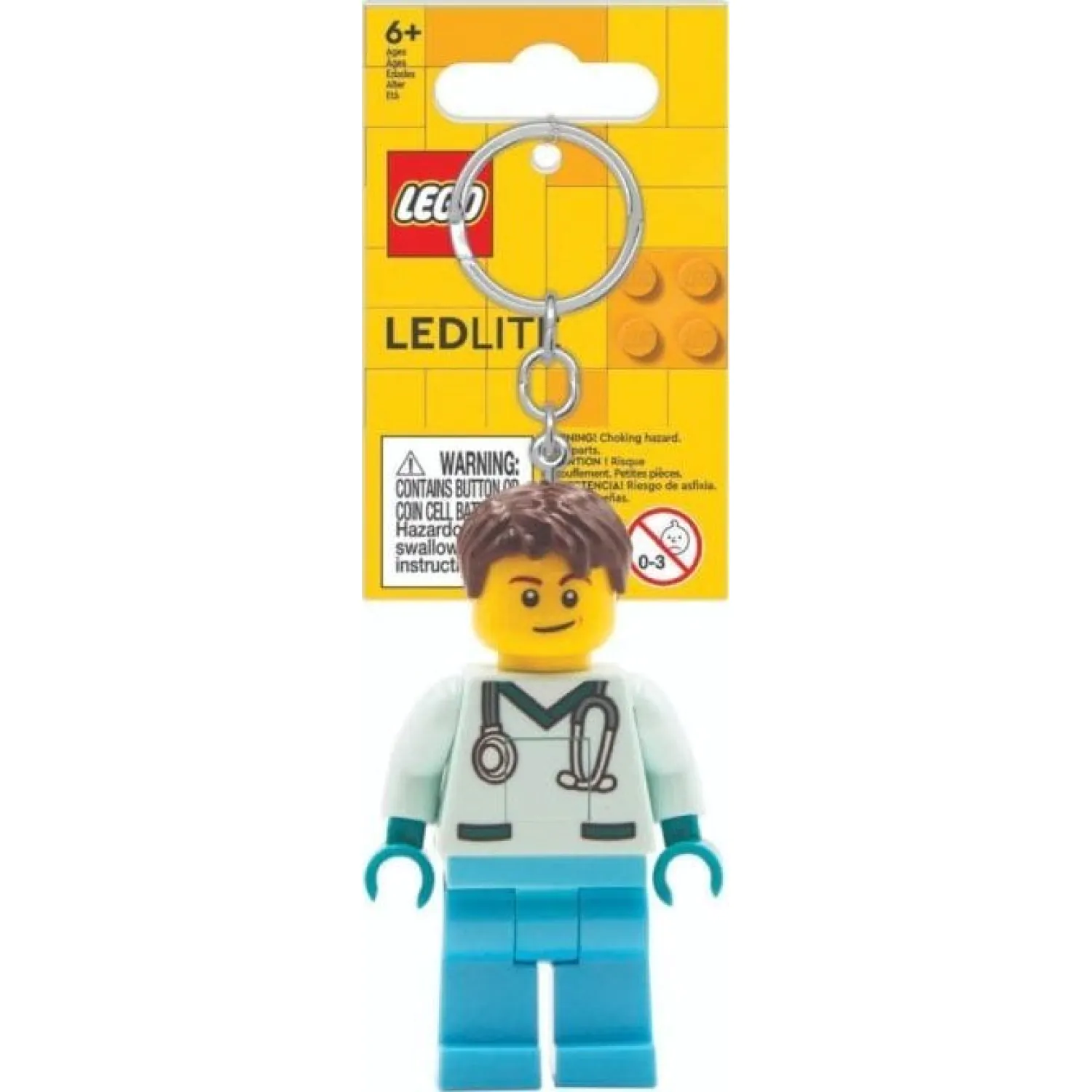 LEGO Minifigures Light-Up Keychain Doctor 8 cm product photo
