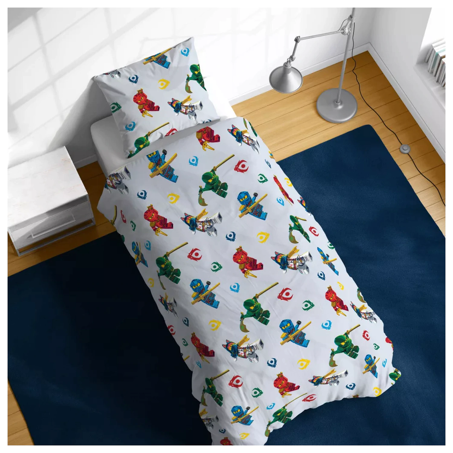 Lego Ninjago Warriors duvet cover 140x200cm, 70x90cm product photo