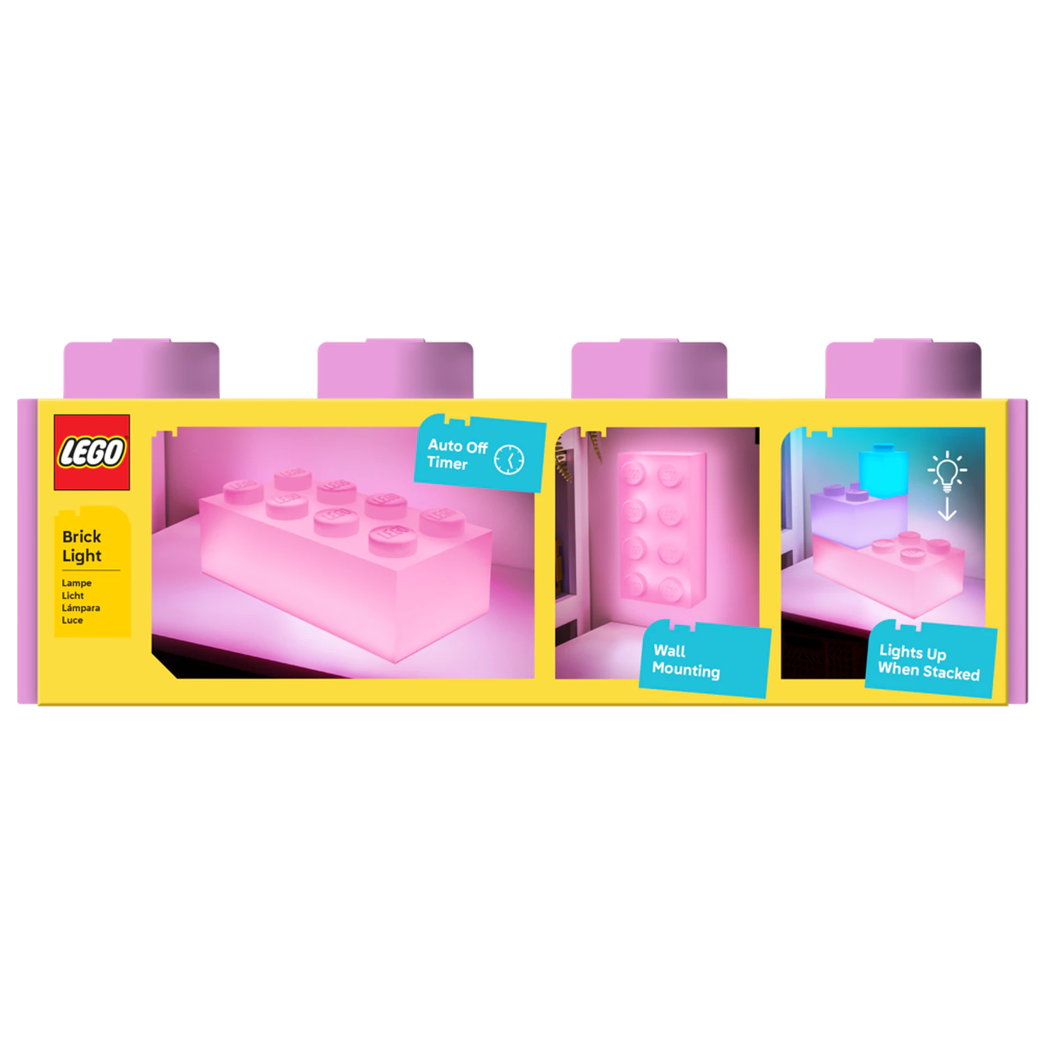LEGO Pink brick 4x2 brick Light 31x15 cm product photo