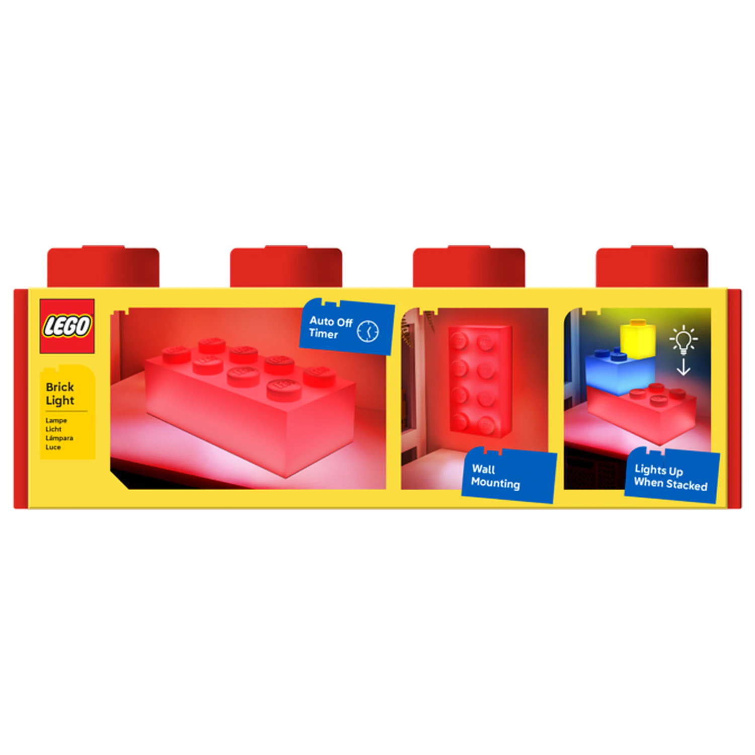 LEGO Red Brick 4x2 Light 31x15cm product photo