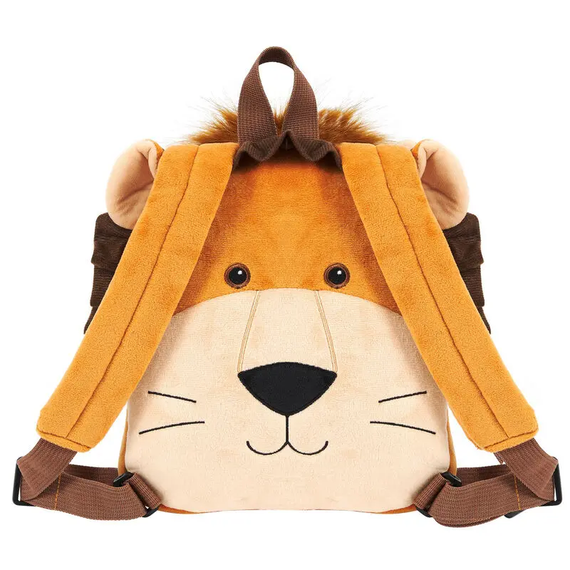 Lenny Lion reversible backpack with plush toy 25cm product photo