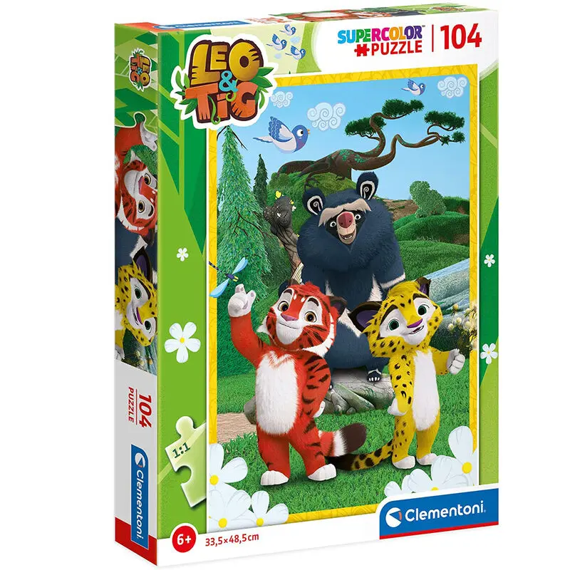 Leo and Tig puzzle 104pcs product photo