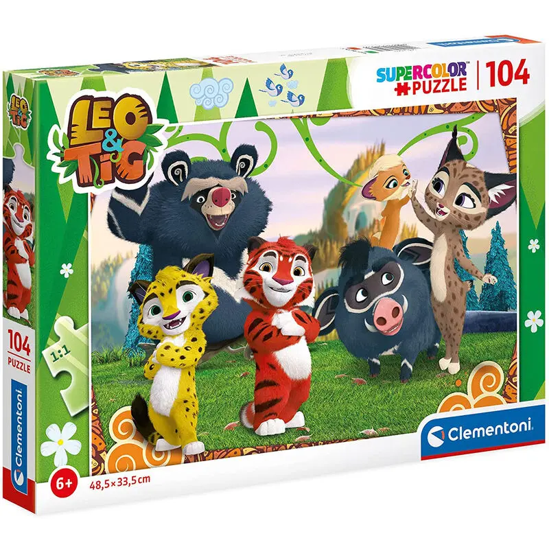 Leo and Tig puzzle 104pcs product photo