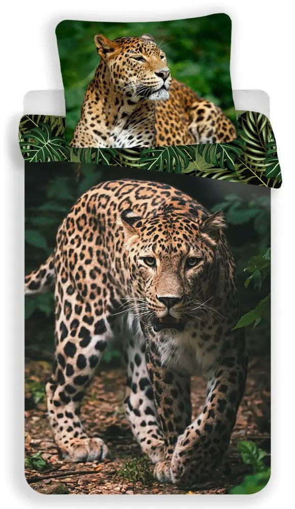 Leopard Duvet Cover Set 140x200cm, 70x90cm product photo
