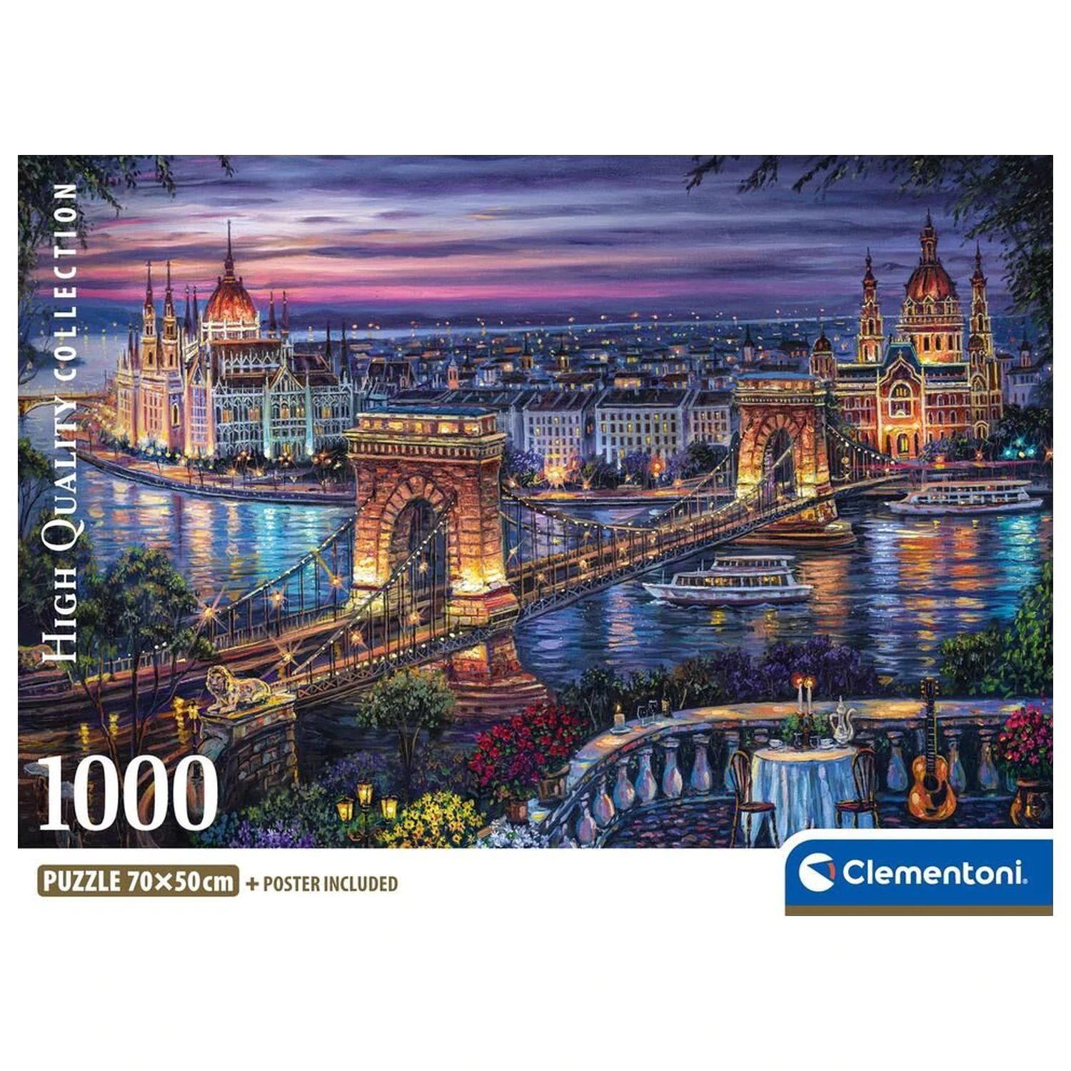 Lights Of The Danube puzzle 1000pcs product photo