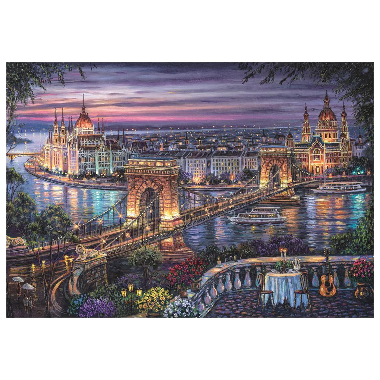 Lights Of The Danube puzzle 1000pcs product photo