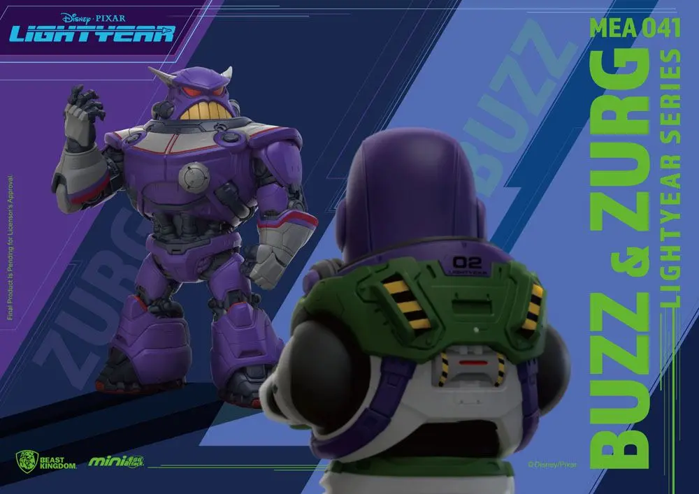 Lightyear Mini Egg Attack Figures 2-Pack Lightyear Series Buzz &amp; Zurg 10 - 11 cm product photo