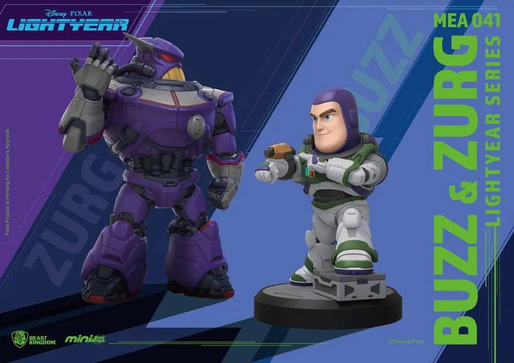 Lightyear Mini Egg Attack Figures 2-Pack Lightyear Series Buzz &amp; Zurg 10 - 11 cm product photo