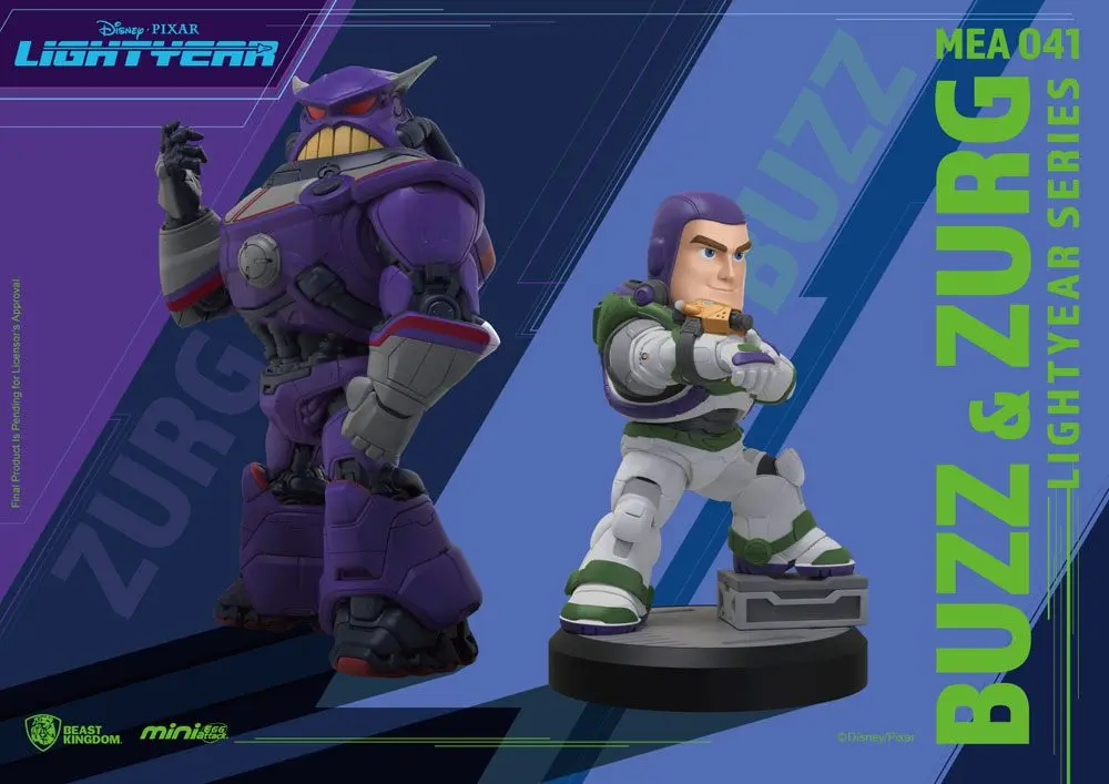 Lightyear Mini Egg Attack Figures 2-Pack Lightyear Series Buzz &amp; Zurg 10 - 11 cm product photo