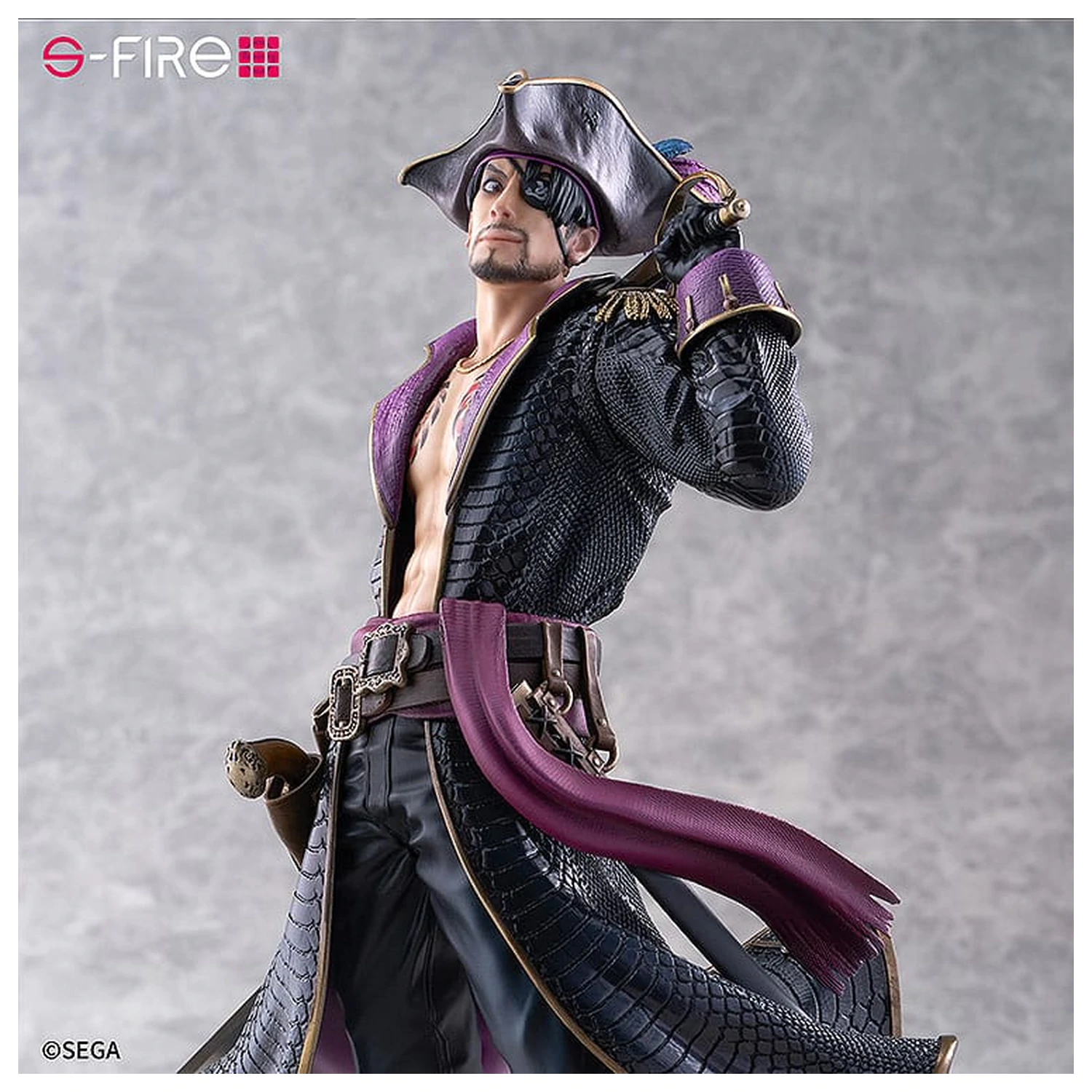 Like a Dragon: Pirate Yakuza in Hawaii S-Fire PVC Statue 1/7 Captain Majima (Goro Majima) 26 cm product photo
