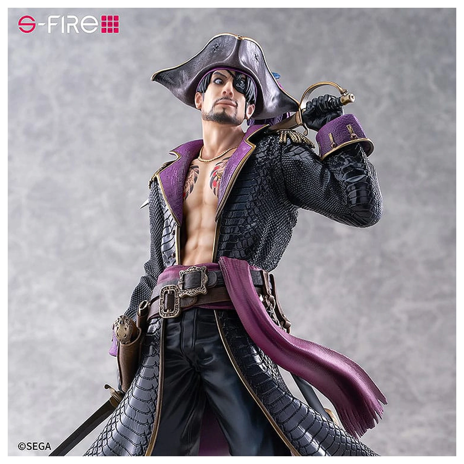 Like a Dragon: Pirate Yakuza in Hawaii S-Fire PVC Statue 1/7 Captain Majima (Goro Majima) 26 cm product photo