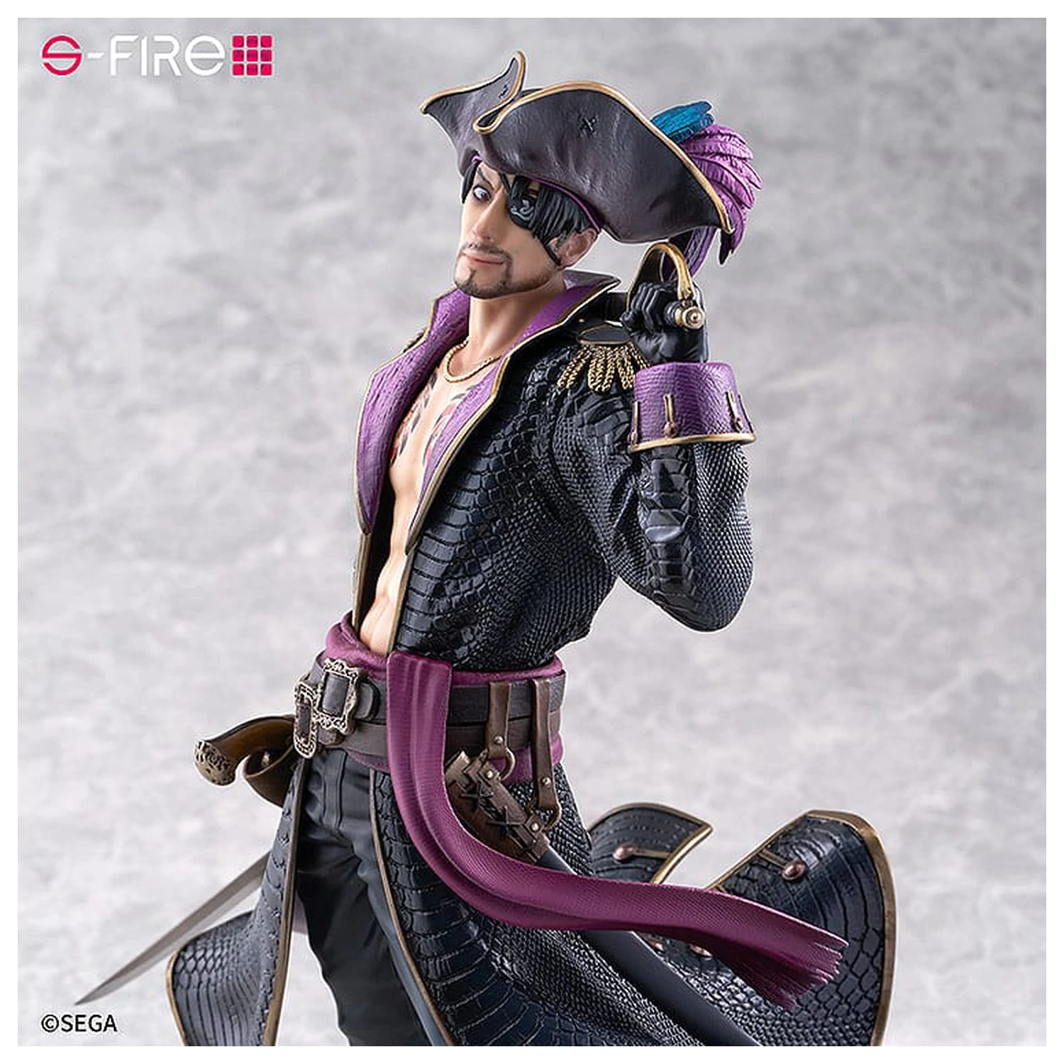 Like a Dragon: Pirate Yakuza in Hawaii S-Fire PVC Statue 1/7 Captain Majima (Goro Majima) 26 cm product photo