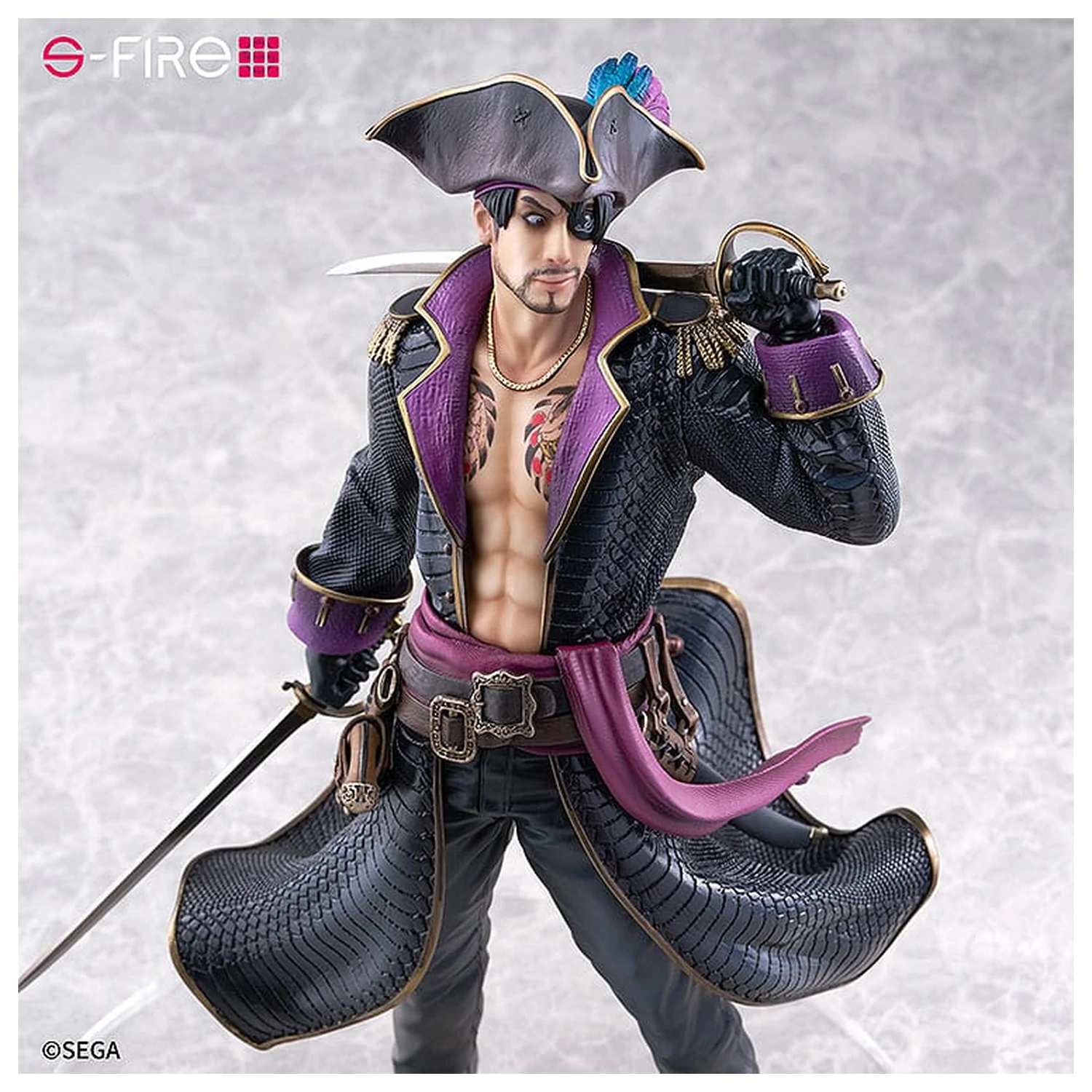 Like a Dragon: Pirate Yakuza in Hawaii S-Fire PVC Statue 1/7 Captain Majima (Goro Majima) 26 cm product photo