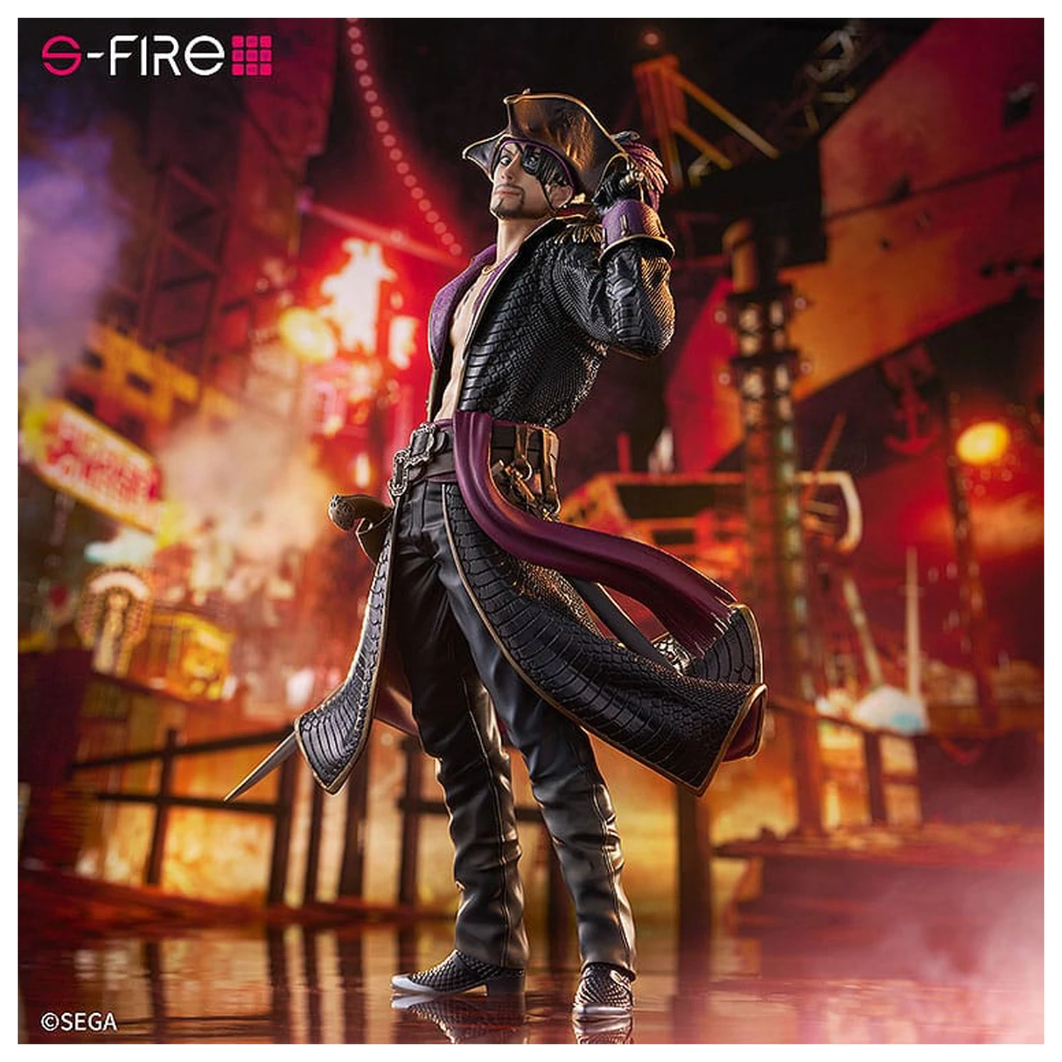 Like a Dragon: Pirate Yakuza in Hawaii S-Fire PVC Statue 1/7 Captain Majima (Goro Majima) 26 cm product photo