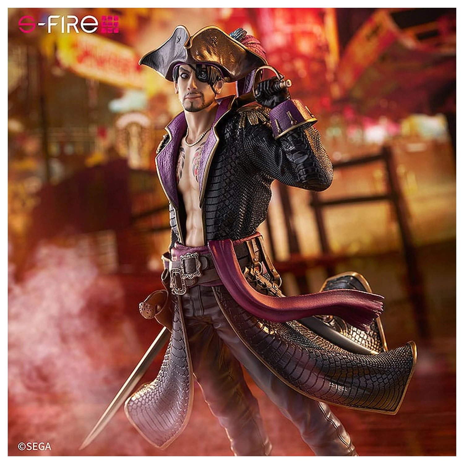 Like a Dragon: Pirate Yakuza in Hawaii S-Fire PVC Statue 1/7 Captain Majima (Goro Majima) 26 cm product photo