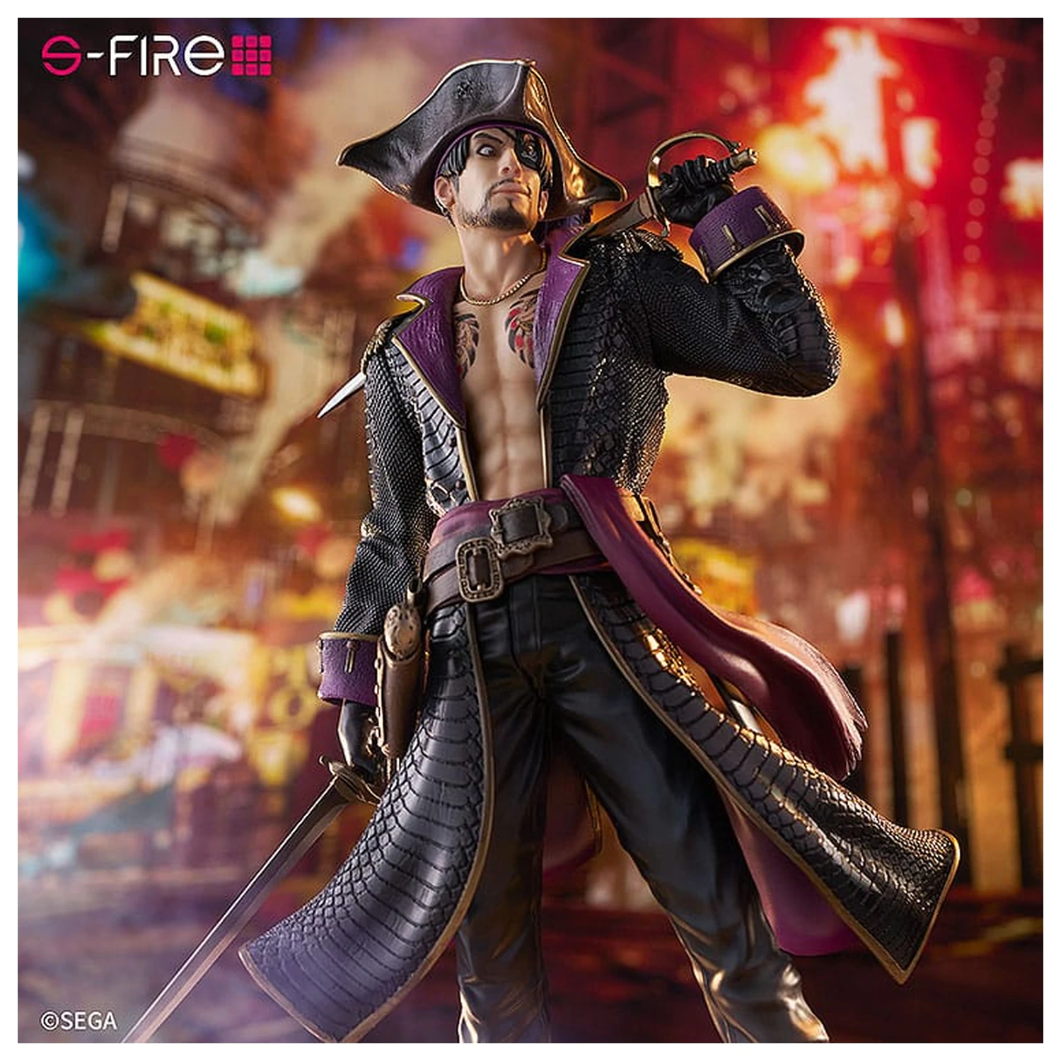 Like a Dragon: Pirate Yakuza in Hawaii S-Fire PVC Statue 1/7 Captain Majima (Goro Majima) 26 cm product photo