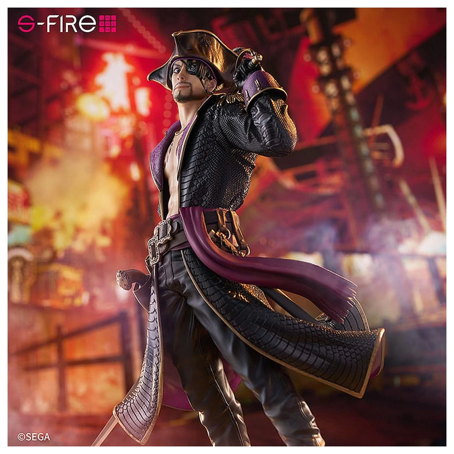 Like a Dragon: Pirate Yakuza in Hawaii S-Fire PVC Statue 1/7 Captain Majima (Goro Majima) 26 cm product photo