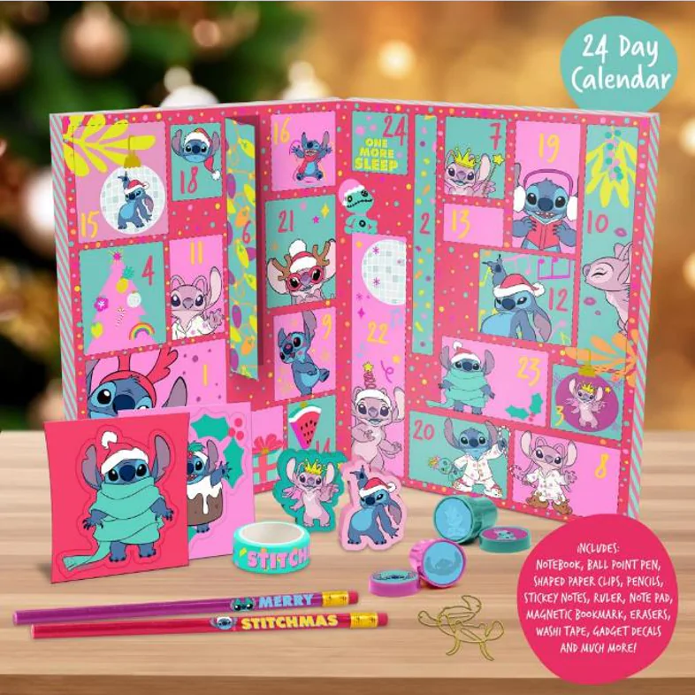 LILO & STITCH Stationery 24 Day Advent Calendar termékfotó