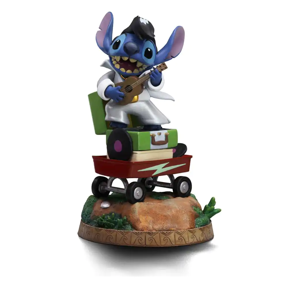 Lilo & Stitch Art Scale Statue 1/10 Stitch King of Rock 17 cm termékfotó