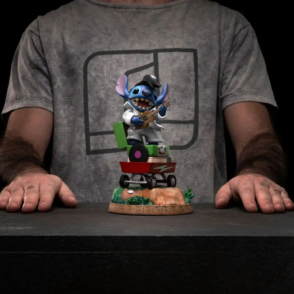 Lilo & Stitch Art Scale Statue 1/10 Stitch King of Rock 17 cm termékfotó