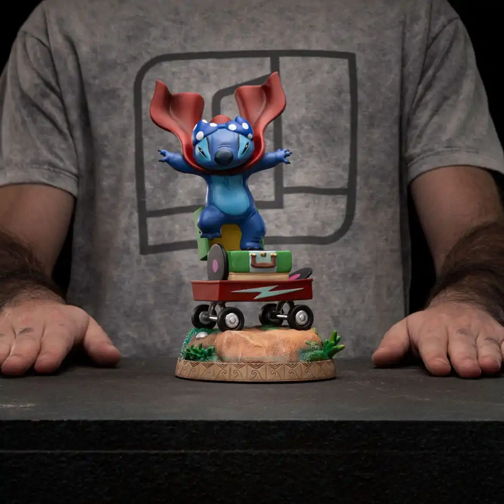 Lilo & Stitch Art Scale Statue 1/10 Stitch Laundry 19 cm termékfotó