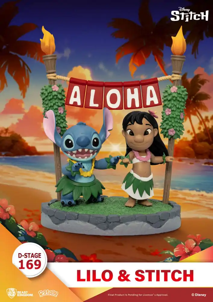 Lilo &amp; Stitch D-Stage PVC Diorama Lilo &amp; Stitch 16 cm product photo